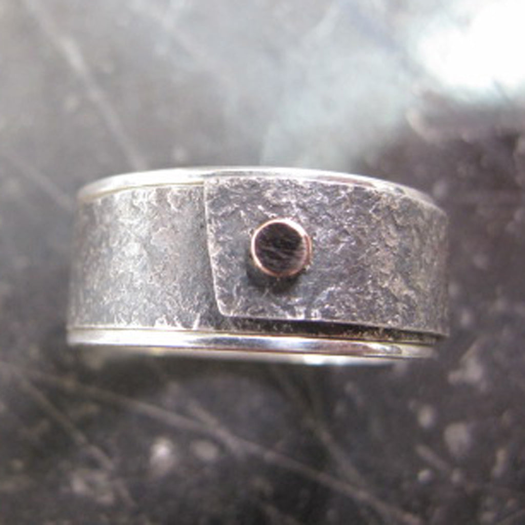 Silver & Gold Channel Ring