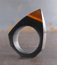 Amber Spike Acrylic Ring