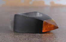 Amber Spike Acrylic Ring